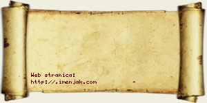 Isidora Jelić vizit kartica